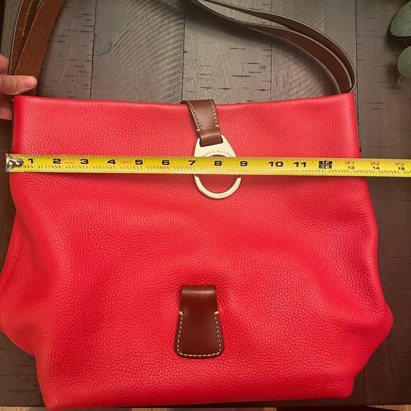 Dooney & Bourke Red Leather Hobo Bag - Picture 8 of 8